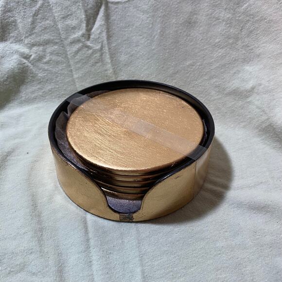 NWT - Cellini Coaster Set - 6 coasters and base - Picture 1 of 4